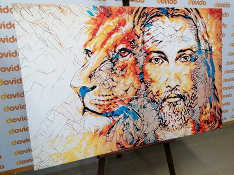 KÉP MINDENHATÓ AZ OROSZLÁNNAL - ABSZTRAKT KÉPEK - KÉPEK