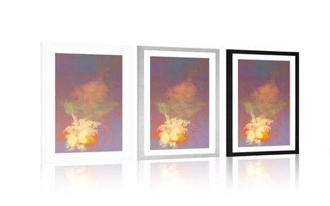 POSTER MIT PASSEPARTOUT FARBENILLUSION - MOTIVE AUS UNSERER WERKSTATT - POSTER