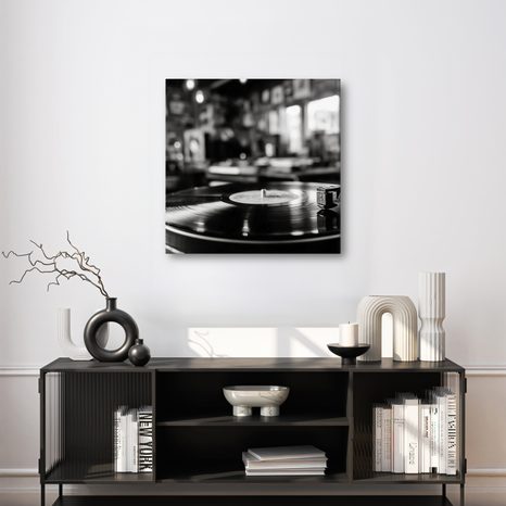 WANDBILD VINTAGE SCHALLPLATTE - VINTAGE- UND RETRO-BILDER - BILDER