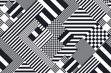 TAPETA DECENTNÉ ČIERNOBIELE VZORY - ČIERNOBIELE TAPETY - TAPETY