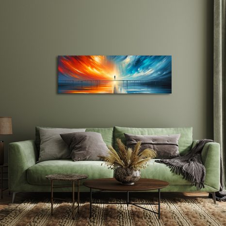 OBRAZ MOST SVĚTLA MEZI DVĚMA SVĚTY - ABSTRAKTNÍ OBRAZY - OBRAZY