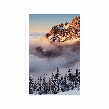 PLAKÁT KRKONOŠE VE SNĚHOVÉ PEŘINĚ - PŘÍRODA - PLAKÁTY