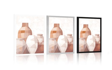 PLAGÁT ZÁTIŠIE S VÁZAMI - VÁZY - PLAGÁTY