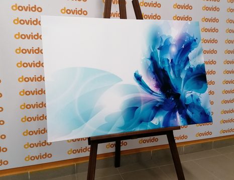 WANDBILD BLUME IM FUTURISTISCHEN STIL - BILDER BLUMEN - BILDER