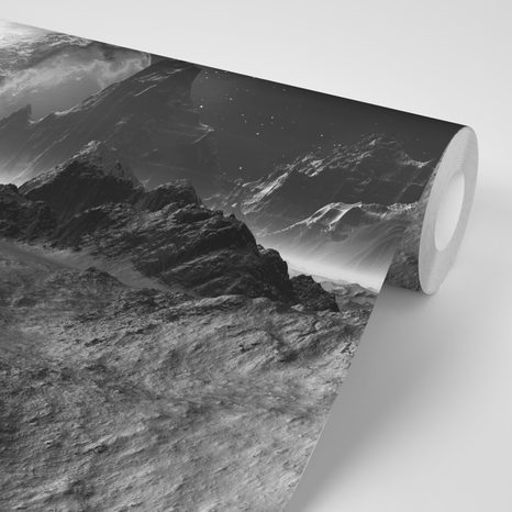 TAPETA FANTASY ČERNOBÍLÁ KRAJINA - ČERNOBÍLÉ TAPETY - TAPETY
