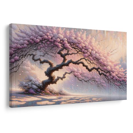 WANDBILD BLÜHENDER LEBENSBAUM - BILDER BÄUME DES LEBENS - BILDER