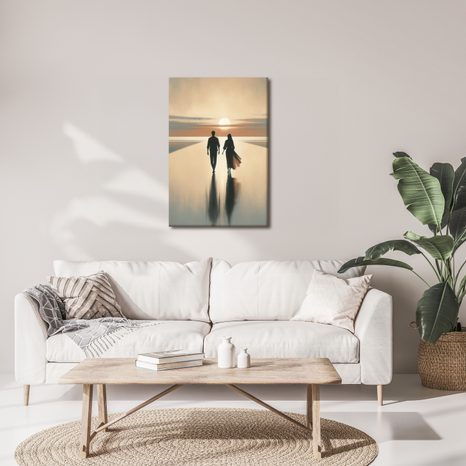 WANDBILD ROMANTISCHER WEG - BILDER MEER UND STRAND - BILDER