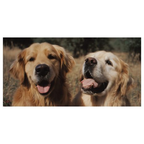 OBRAZ ZLATO V SRSTI PSŮ - OBRAZY PSI - OBRAZY