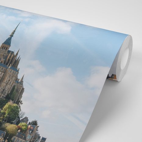 SAMOLEPÍCÍ FOTOTAPETA HRAD MONT-SAINT-MICHEL - SAMOLEPÍCÍ TAPETY - TAPETY