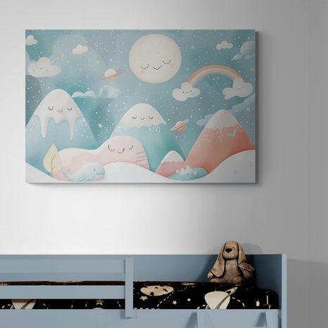 TABLOU PENTRU COPII PEISAJUL SOMNOROS - TABLOURI PENTRU COPII - TABLOURI