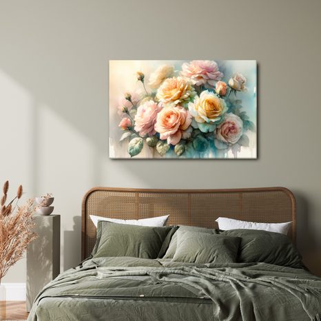 OBRAZ ROZKVETLÉ POHLAZENÍ - OBRAZY KVĚTŮ - OBRAZY