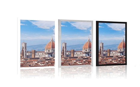 POSTER GOTISCHE KATHEDRALE IN FLORENZ - STÄDTE - POSTER