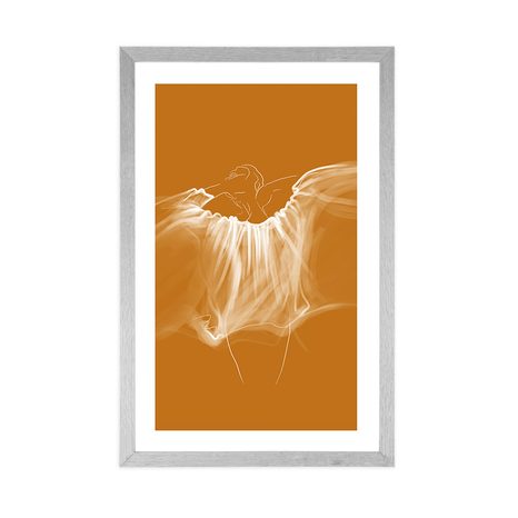 POSTER MIT PASSEPARTOUT ZÄRTLICHKEIT DER FRAU - MOTIVE AUS UNSERER WERKSTATT - POSTER