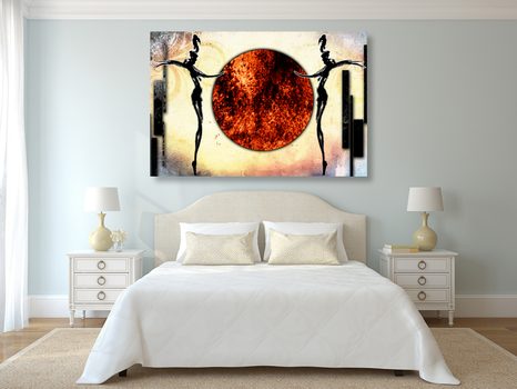 SLIKA AFRIŠKI PLES - ABSTRAKTNE SLIKE - SLIKE