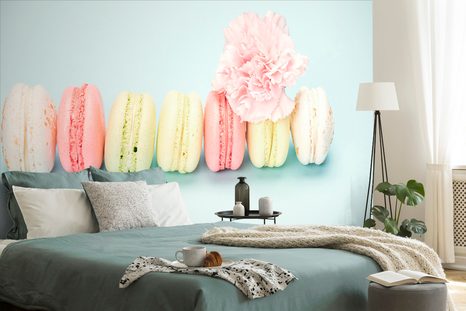 FOTOTAPETA CHUTNÉ MAKRONKY - TAPETY JÍDLA A NÁPOJE - TAPETY