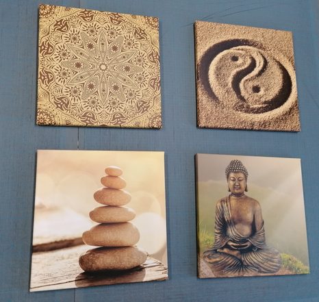 SET OBRAZŮ VE STYLU FENG SHUI - SESTAVY OBRAZŮ - OBRAZY