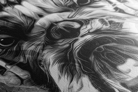 OBRAZ BULDOČEK V ČERNOBÍLÉM PROVEDENÍ - ČERNOBÍLÉ OBRAZY - OBRAZY