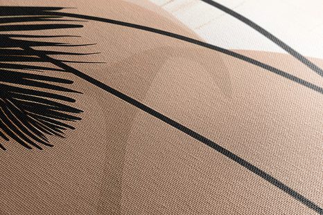 OBRAZ ABSTRAKTNÍ BOTANICKÉ TVARY PALMY - OBRAZY ABSTRAKTNÍ TVARY - OBRAZY