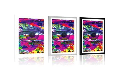 POSTER – OCCHIO UMANO IN STILE POP-ART - POP ART - POSTER