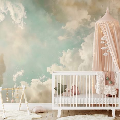 TAPETA NJEŽNI PASTELNI OBLACI - TAPETE PRIRODA - TAPETE