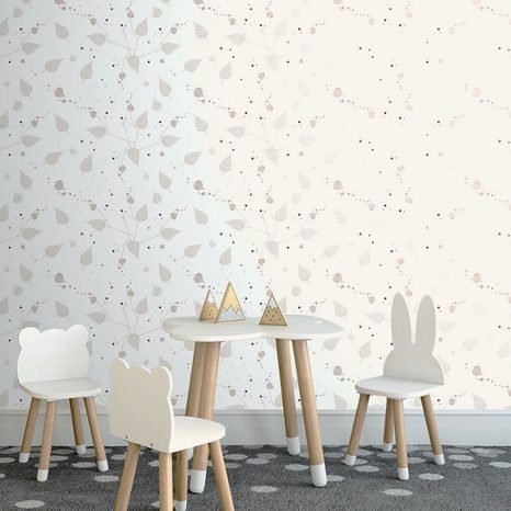 SELF ADHESIVE WALLPAPER FINE LEAVES - SELF-ADHESIVE WALLPAPERS - WALLPAPERS