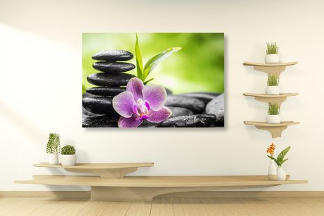 OBRAZ MEDITAČNÍ ZEN KOMPOZICE - OBRAZY FENG SHUI - OBRAZY