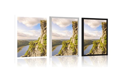 PLAKÁT VÝHLED NA ŘEKU LABE - PŘÍRODA - PLAKÁTY