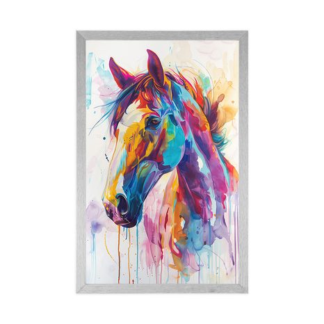 PLAGÁT KÔŇ S IMITÁCIOU MAĽBY - KONE - PLAGÁTY