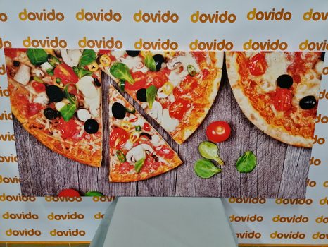 WANDBILD PIZZA - BILDER VON ESSEN UND GETRÄNKEN - BILDER