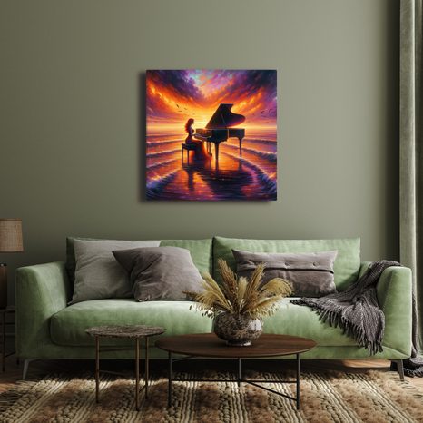 WANDBILD MELODIEN IN REFLEXIONEN - BILDER MEER UND STRAND - BILDER