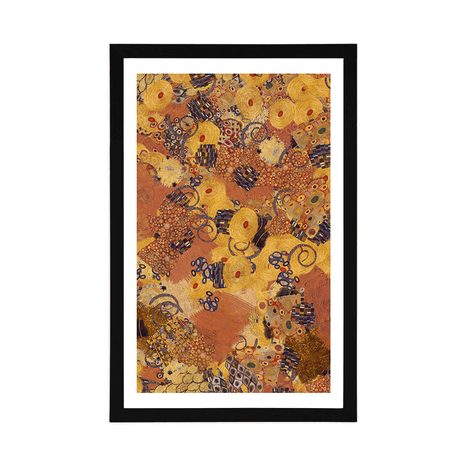 POSTER – ASTRAZIONE ISPIRATA A G. KLIMT - ASTRATTO E MODELLATO - POSTER