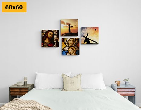 SET OBRAZŮ NEBESKÉ KRÁLOVSTVÍ - SESTAVY OBRAZŮ - OBRAZY