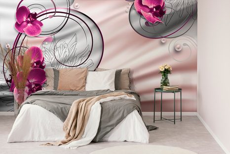 SELBSTKLEBENDE TAPETE ORCHIDEE DER FREUDE - SELBSTKLEBENDE TAPETEN - TAPETEN