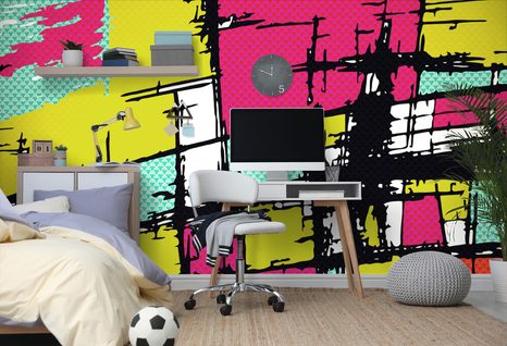 TAPETA MLADISTVÝ POP-ART - ABSTRAKTNÍ TAPETY - TAPETY