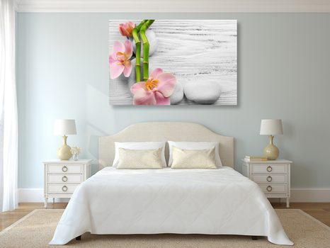 OBRAZ NEŽNÁ ZEN KOMPOZÍCIA - OBRAZY FENG SHUI - OBRAZY