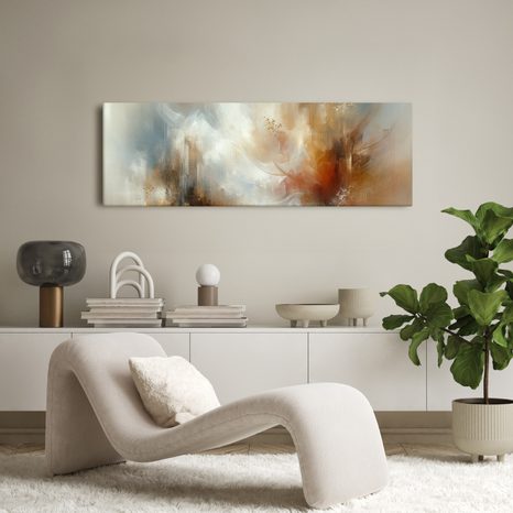 WANDBILD ENERGIE UND RUHE IM ABSTRAKTEN STIL - WANDBILDER ABSTRAKTE FORMEN - BILDER