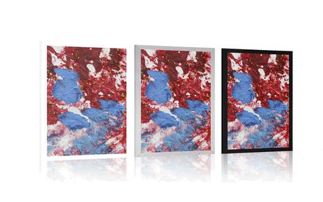 PLAGÁT AKVAREL V ABSTRAKTNOM PREVEDENÍ - ABSTRAKTNÉ A VZOROVANÉ - PLAGÁTY