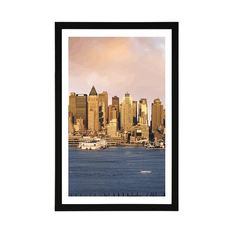 PLAKAT S PASPARTUOM JEDINSTVENI NEW YORK - GRADOVI - PLAKATI