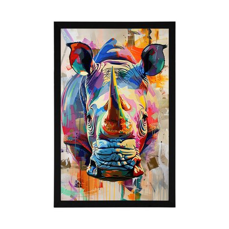 PLAGÁT NOSOROŽEC S IMITÁCIOU MAĽBY - NOSOROŽCE - PLAGÁTY