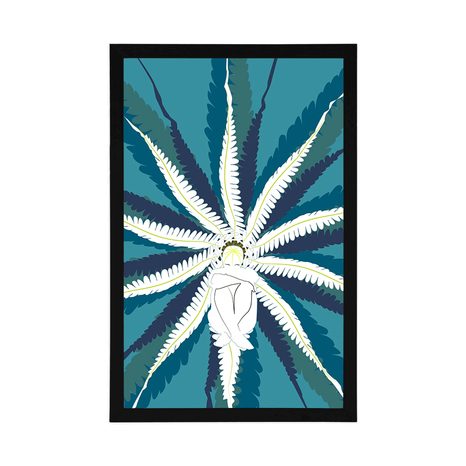 POSTER FRAU IN DER WELT DER BLÄTTER - MOTIVE AUS UNSERER WERKSTATT - POSTER