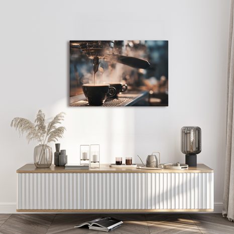 OBRAZ KÁVA V RANNÍM SVĚTLE - OBRAZY JÍDLA A NÁPOJE - OBRAZY