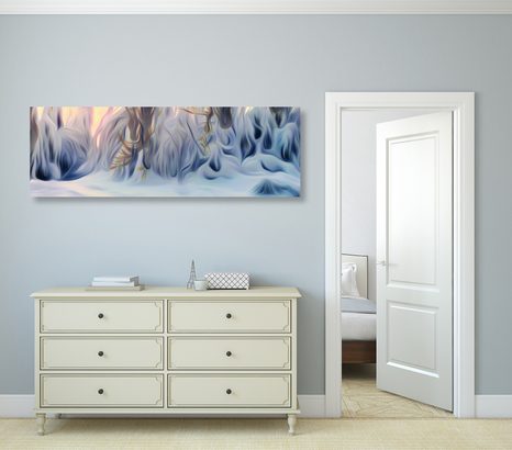 TABLOU RĂDĂCINILE COPACULUI ÎNGHEȚATE - TABLOU NATURĂ ȘI PEISAJE NATURALE - TABLOURI