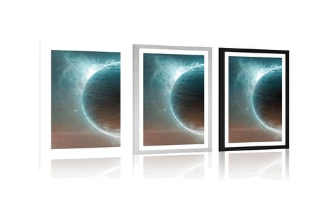 AFFICHE – UNIVERS INFINI - L'UNIVERS ET LES ÉTOILES - AFFICHES