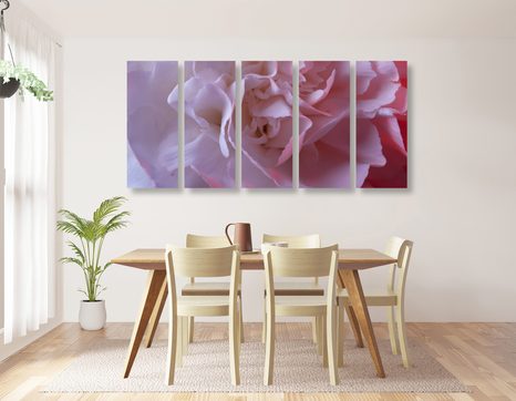 5-RÉSZES KÉP SZEGFŰ VIRÁGSZIRMAI - VIRÁGMINTÁS KÉPEK - KÉPEK