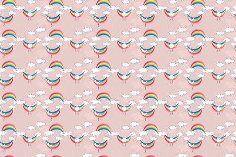 SAMOLEPÍCÍ TAPETA VESELÁ DUHA - SAMOLEPÍCÍ TAPETY - TAPETY