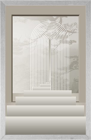 POSTER TREPPE INS PARADIES MID-CENTURY - MOTIVE AUS UNSERER WERKSTATT - POSTER