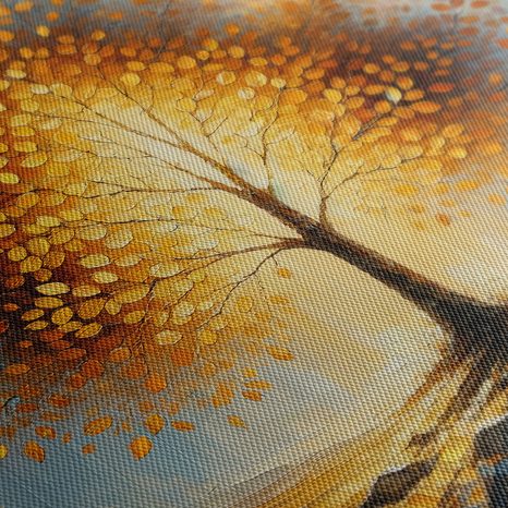 OBRAZ STROM ŽIVOTA V PODZIMNÍM LESE - OBRAZY STROMY ŽIVOTA - OBRAZY