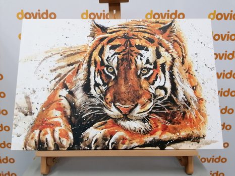 QUADRO SU TELA – PREDATORE DEGLI ANIMALI - QUADRI DI ANIMALI - STAMPE E QUADRI