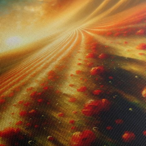 OBRAZ MÁKY NA OBZORU - OBRAZY POLE A LOUKY - OBRAZY