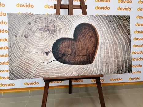 FOTO OP CANVAS SYMBOOL VAN LIEFDE - SCHILDERIJEN - MEGA UITVERKOOP TOT 70% 🔥